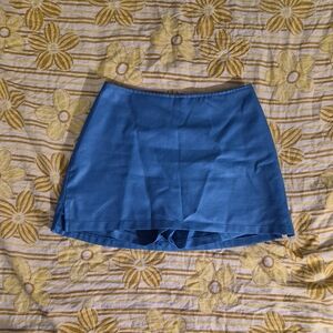 Garage Vibrant Blue Mini Skirt